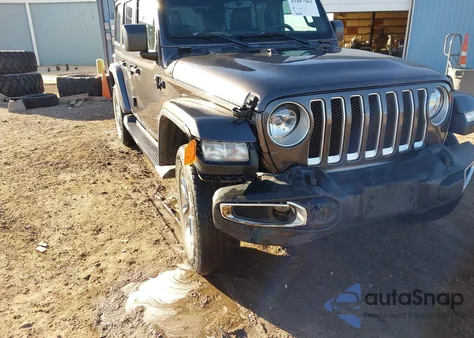 2020 Jeep Wrangler Unlimited Sahara 4X4 from USA, damaged, VIN 1C4HJXEN1LW180460